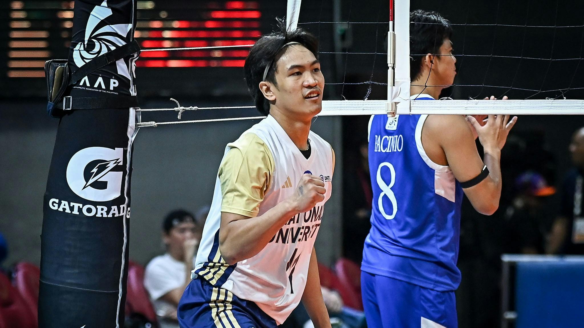 Jade Disquitado, NU stifle Ateneo to gain solo second in UAAP men’s volleyball 
